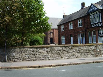 St Patrick's with the old presbytery